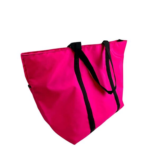 Large Capacity Folding Travel Bag - Water Resistant Tote - Travel Duffle - Gym - Picture 3 of 5